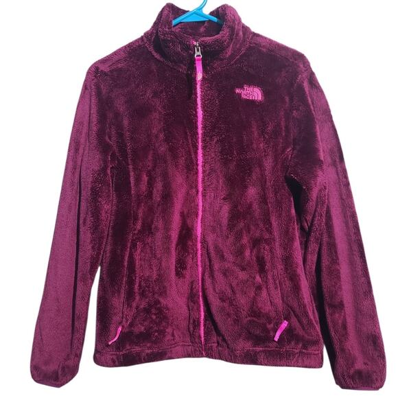 The North Face Pink Osolita Full Zip Fleece Jacket Size XL - Picture 1 of 7